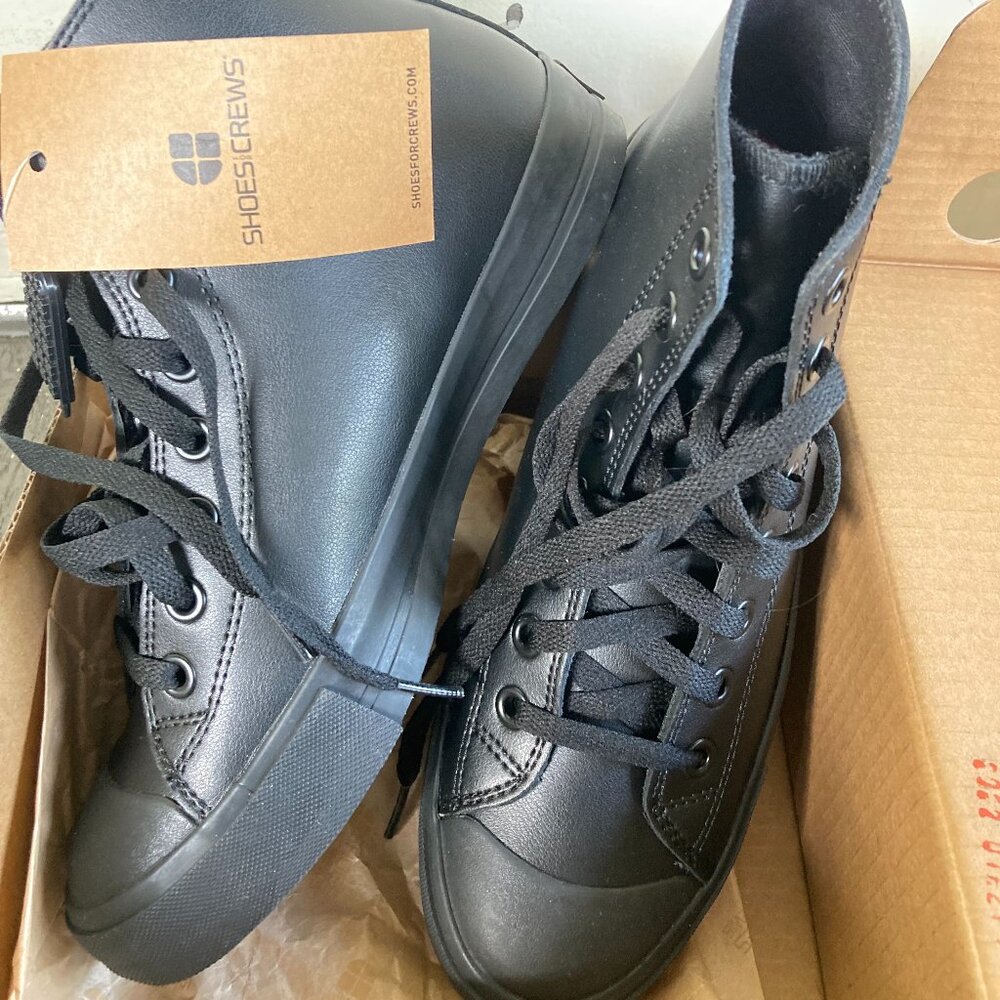 Shoes for Crews Unisex Slip and Water Resistant Work Shoes